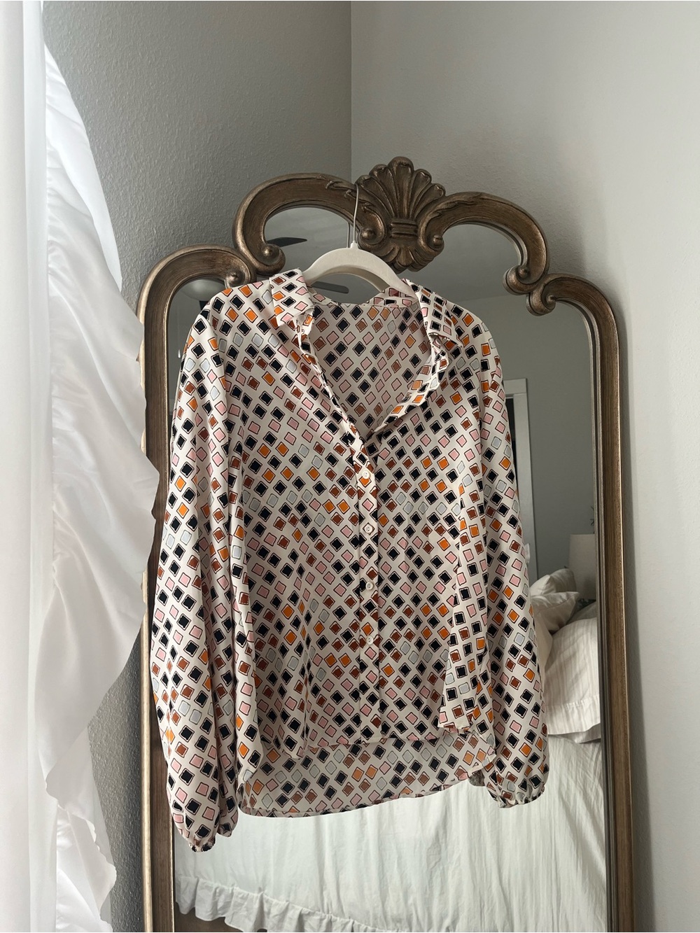 Molly green Printed Button-Down Shirt